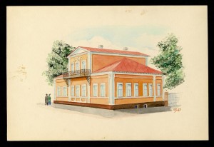 Дом майора, угол Ленина и Веселой