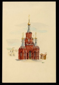 Часовня у вокзала в Ямской