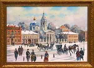 г.Курск, Московская улица, вид на Ильинский храм